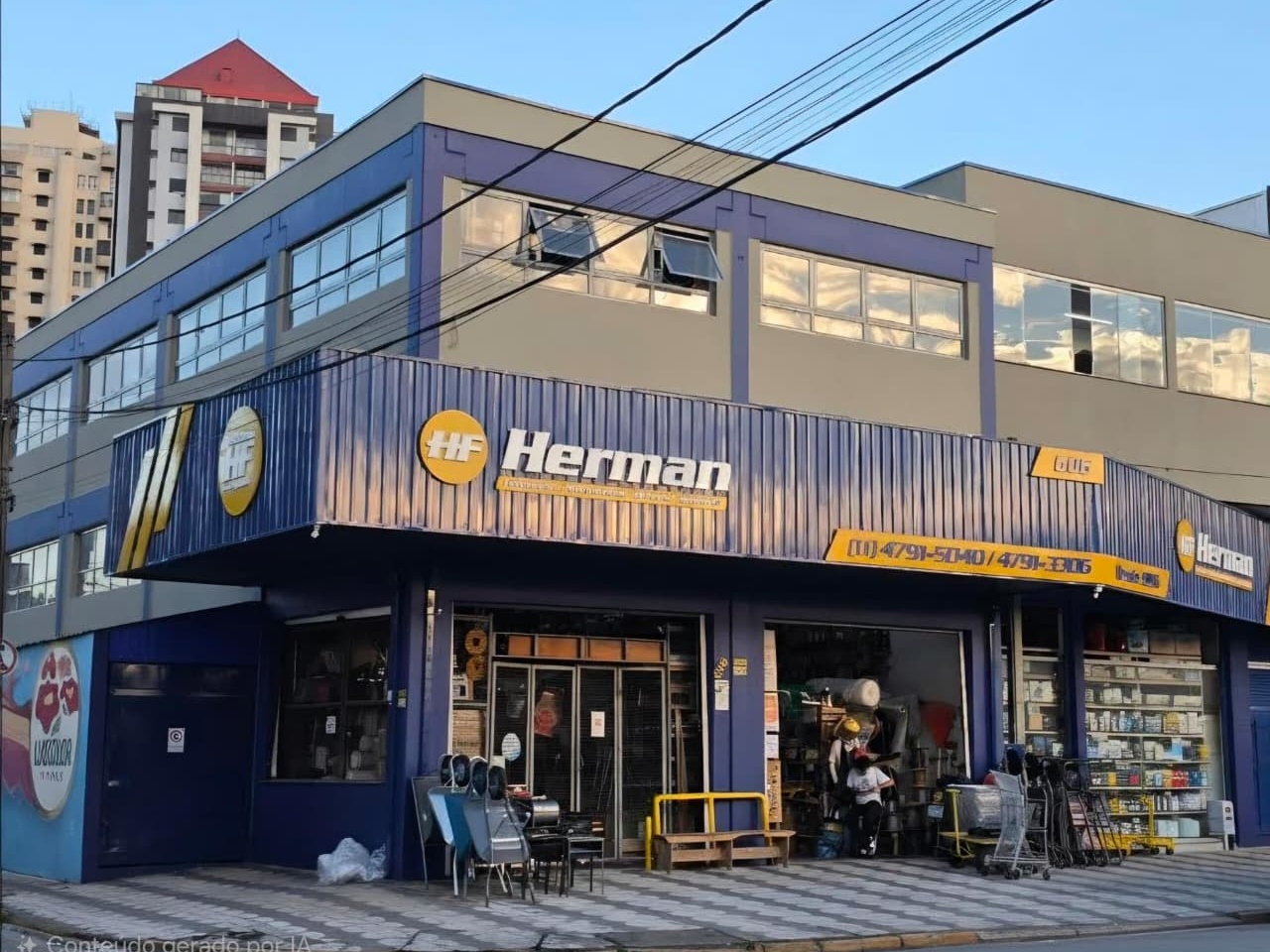 Fachada da loja Herman Ferragens